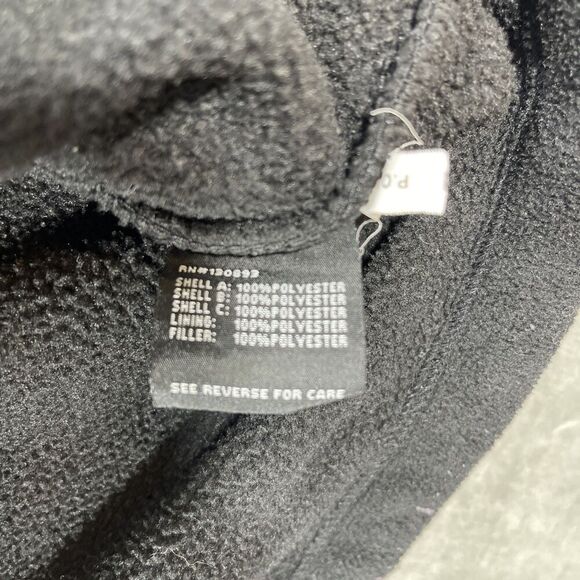 New Balance Mens Medium Black Light Weight Quilted Fleece Jacket‎ - Picture 5 of 6